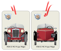 MG M type Midget 1928-32 Air Freshener